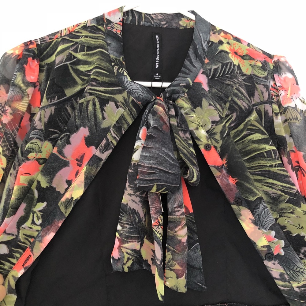 Brand New Floral Print Dress Shirt - Picture 7 of 8